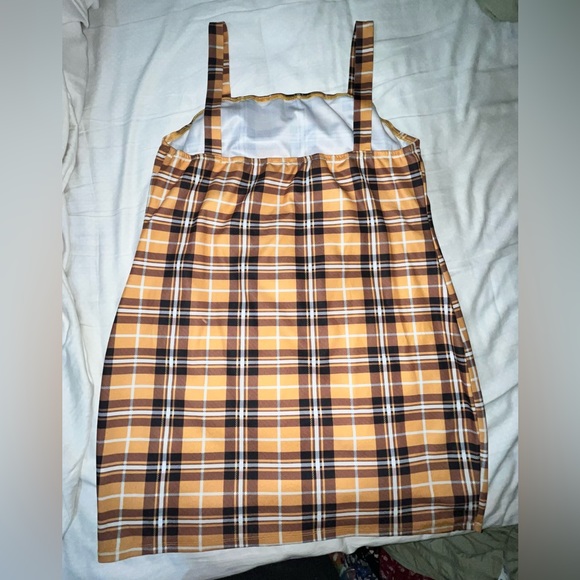 Plaid Bodycon Mini Dress - Picture 7 of 7